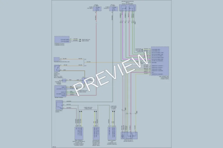 2011 Porsche 911 Cruise Control wiring diagram preview