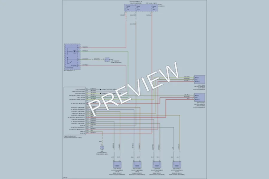 2011 Porsche 911 Electronic Suspension wiring diagram preview