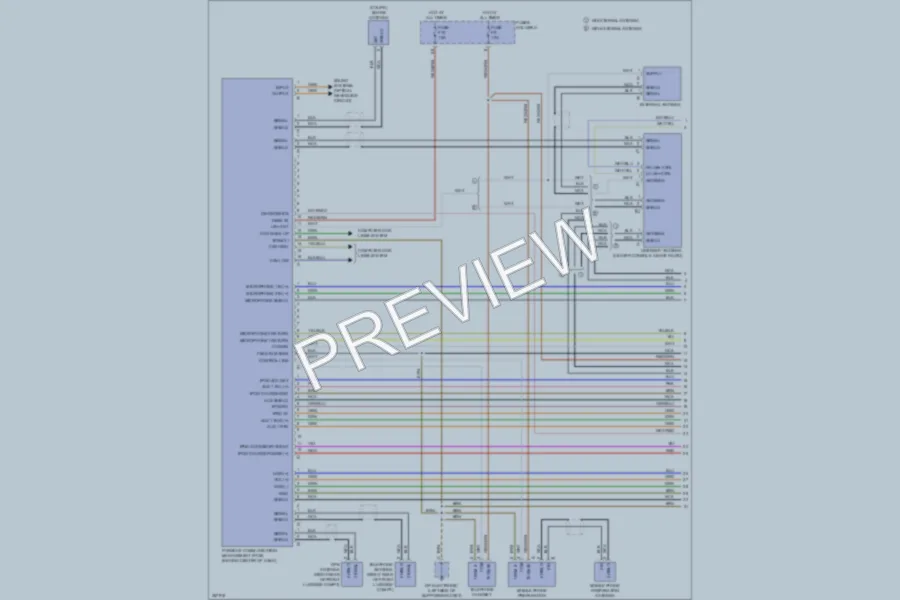 2011 Porsche 911 Navigation wiring diagram preview