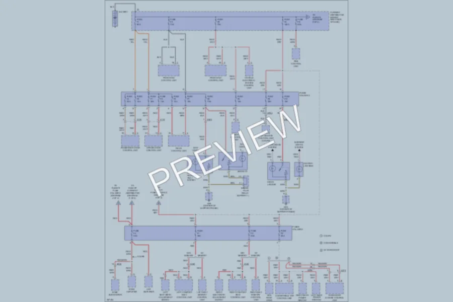 2011 Porsche 911 Power Distribution wiring diagram preview