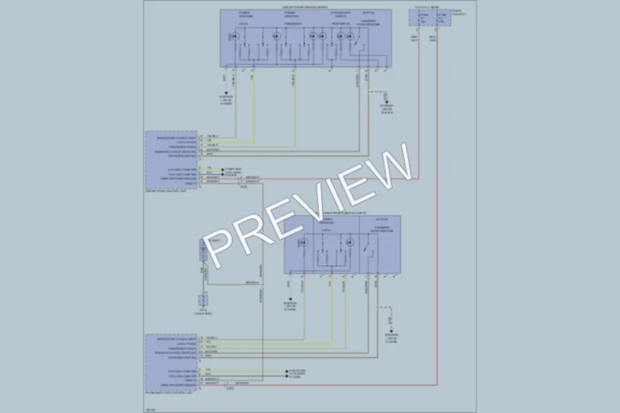 2011 Porsche 911 Power Windows wiring diagram preview