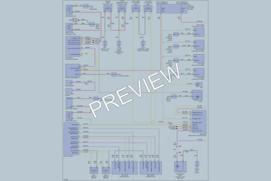 2011 Porsche Cayenne Interior Lights wiring diagram preview