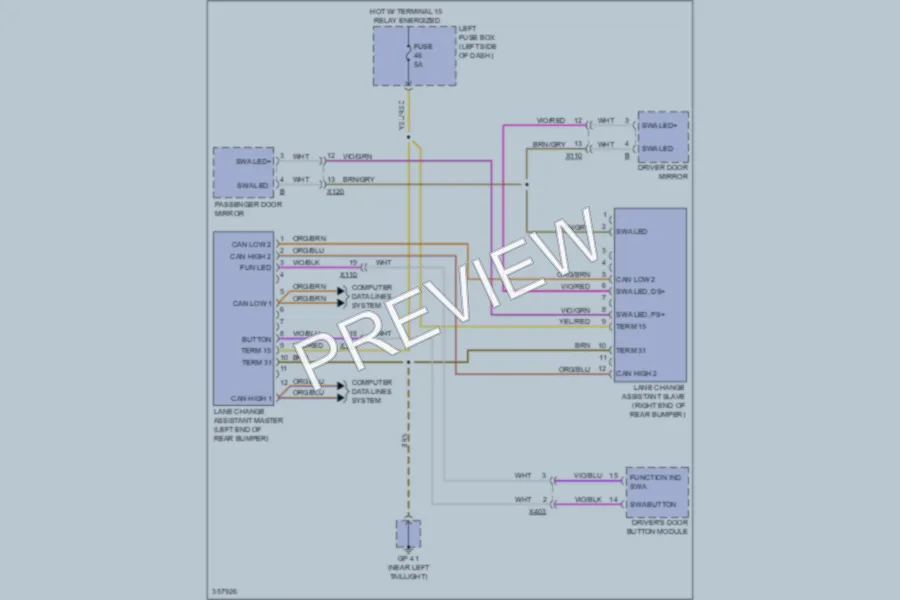 2011 Porsche Cayenne Navigation wiring diagram preview