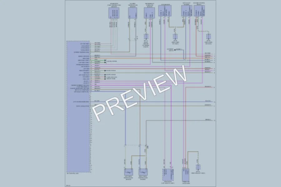 2011 Porsche CayenneHybrid Air Conditioning wiring diagram preview