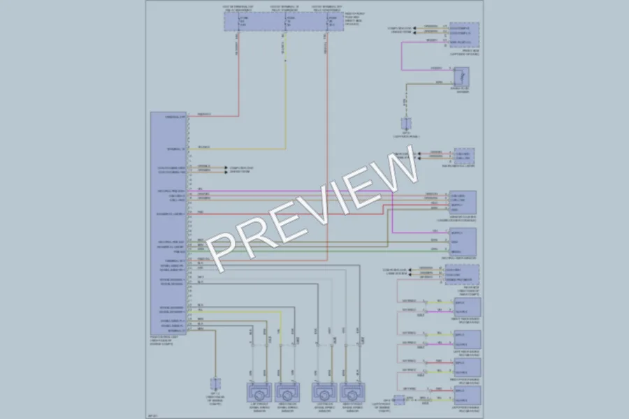 2011 Porsche CayenneHybrid Anti Lock Brakes wiring diagram preview