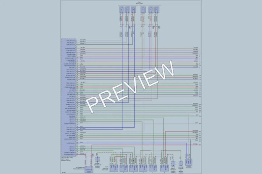 2011 Porsche CayenneHybrid Engine Performance wiring diagram preview
