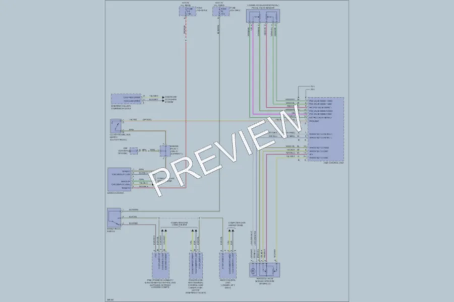 2011 Porsche Cayman Cruise Control wiring diagram preview