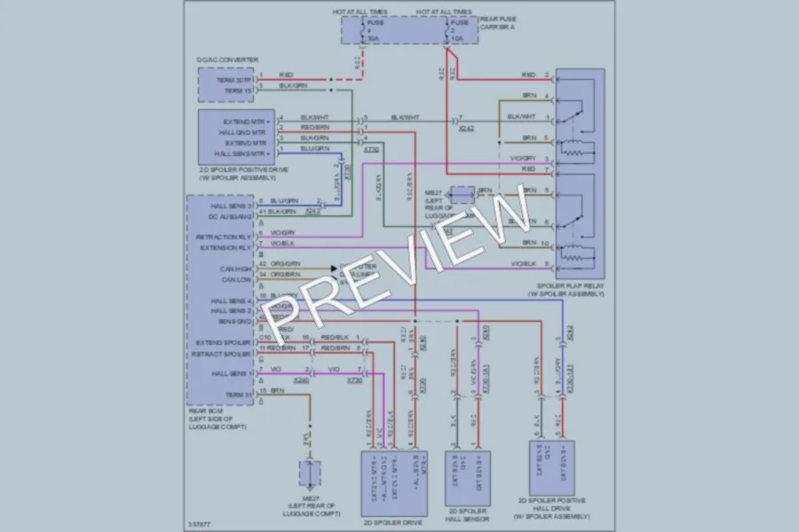 2011 Porsche Panamera Active Bodyworks wiring diagram preview