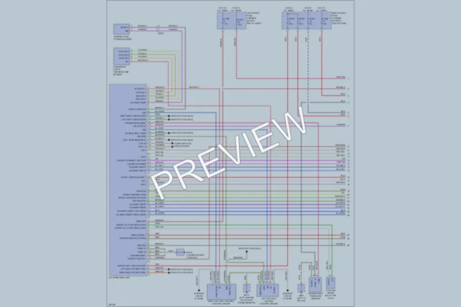 2011 Porsche Panamera Air Conditioning wiring diagram preview