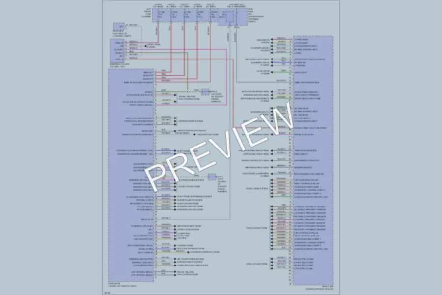 2011 Porsche Panamera Body Control Modules wiring diagram preview