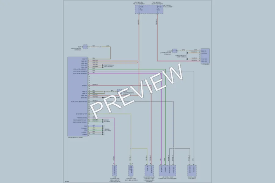 2011 Porsche Panamera Instrument Cluster wiring diagram preview