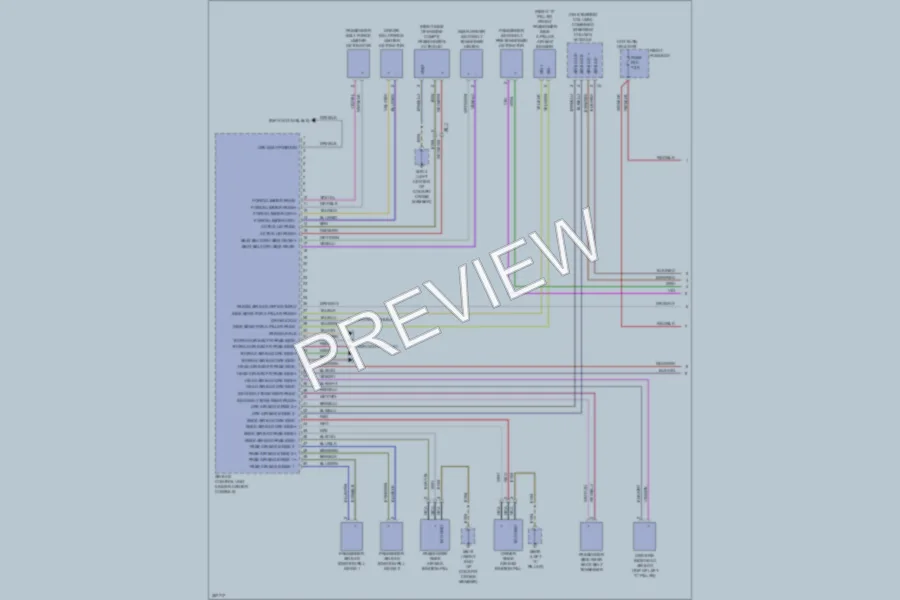 2011 Porsche Panamera Supplemental Restraints wiring diagram preview