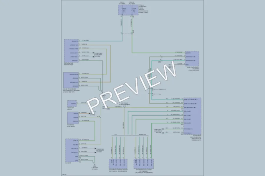 2011 Ram 1500 Shift Interlock wiring diagram preview