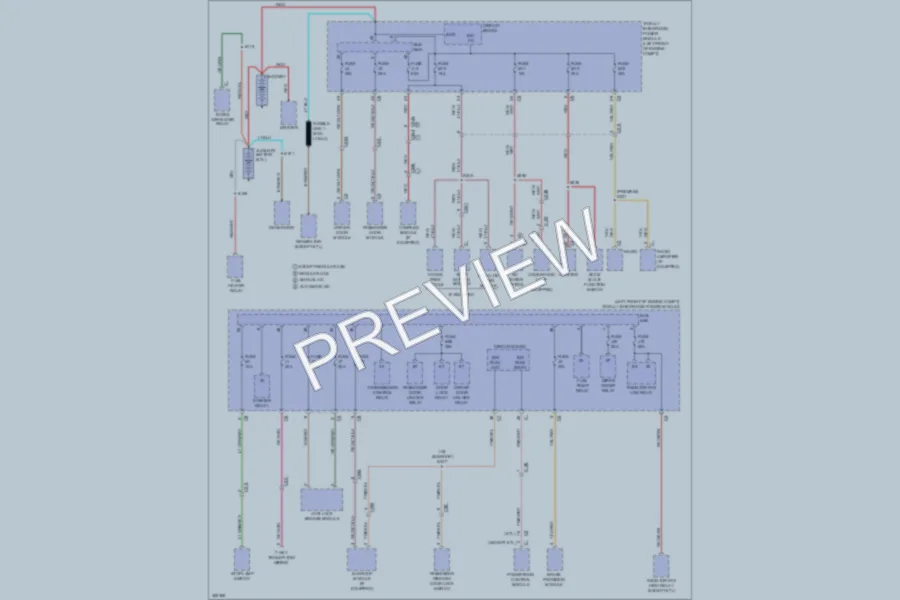 2011 Ram 2500 Power Distribution wiring diagram preview
