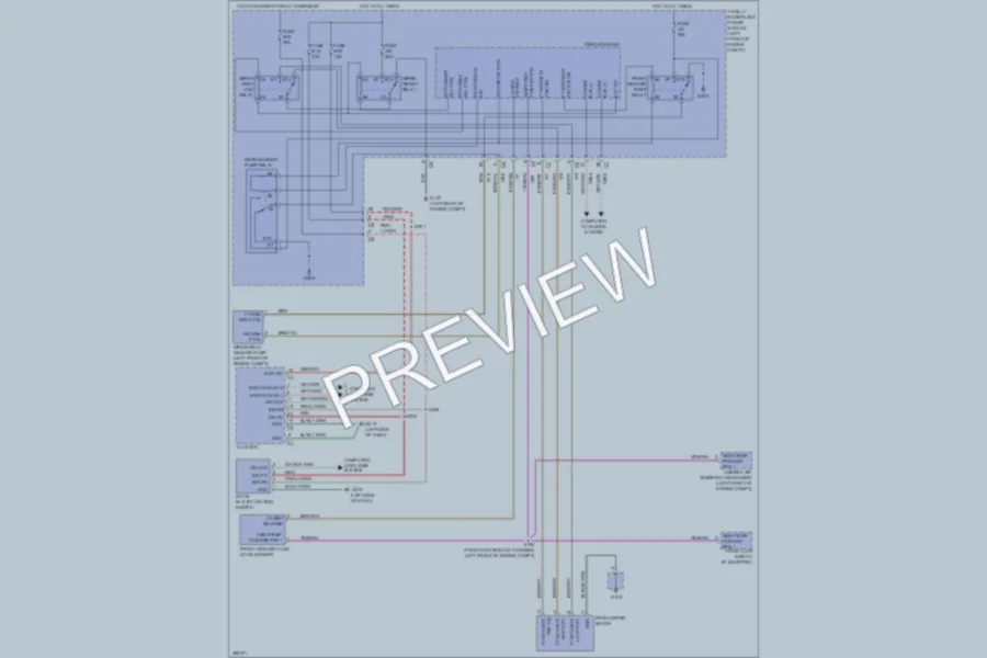 2011 Ram 2500 Wiper Washer wiring diagram preview