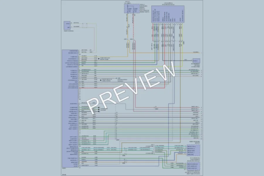 2011 Ram 1500 Navigation wiring diagram preview