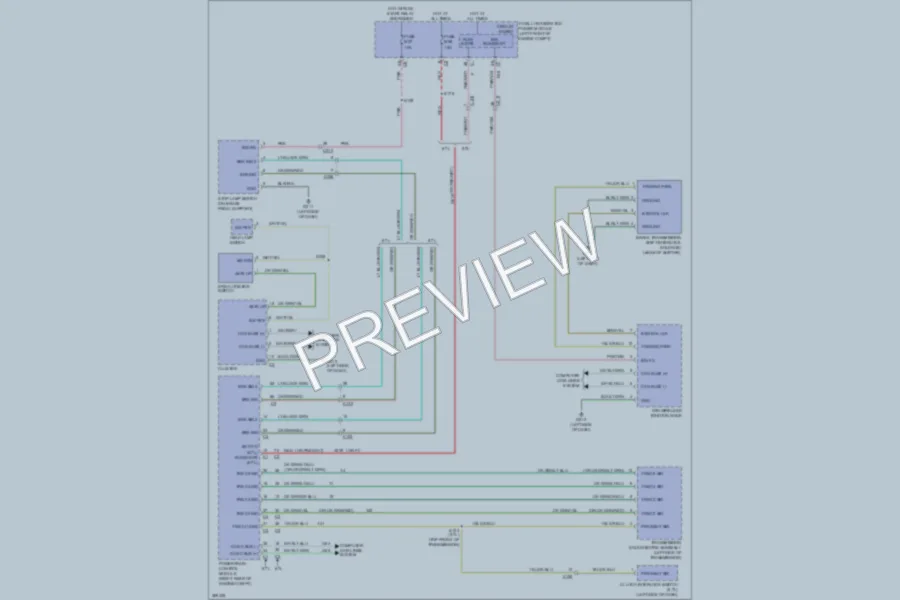 2011 Ram 2500 Shift Interlock wiring diagram preview