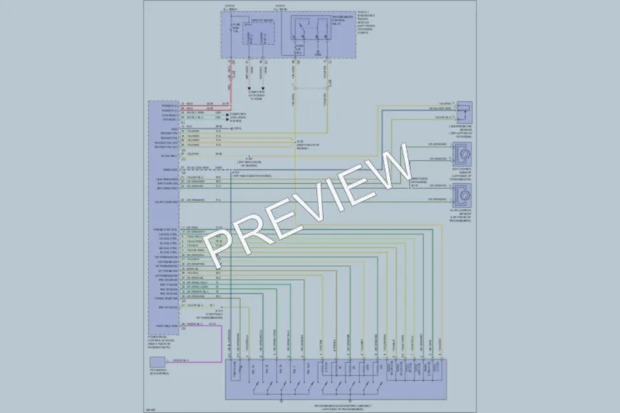2011 Ram 2500 Transmission wiring diagram preview