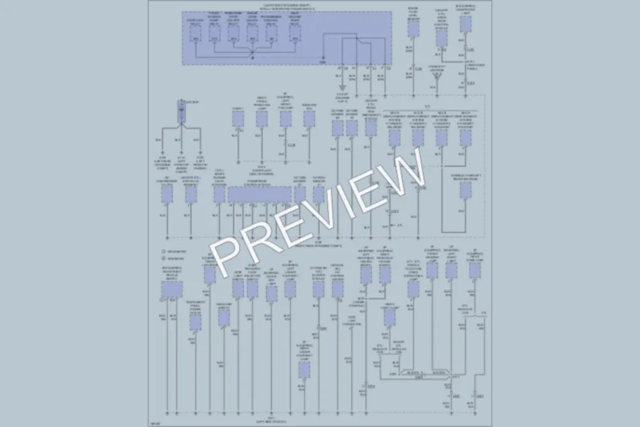 2011 Ram 1500 Ground Distribution wiring diagram preview