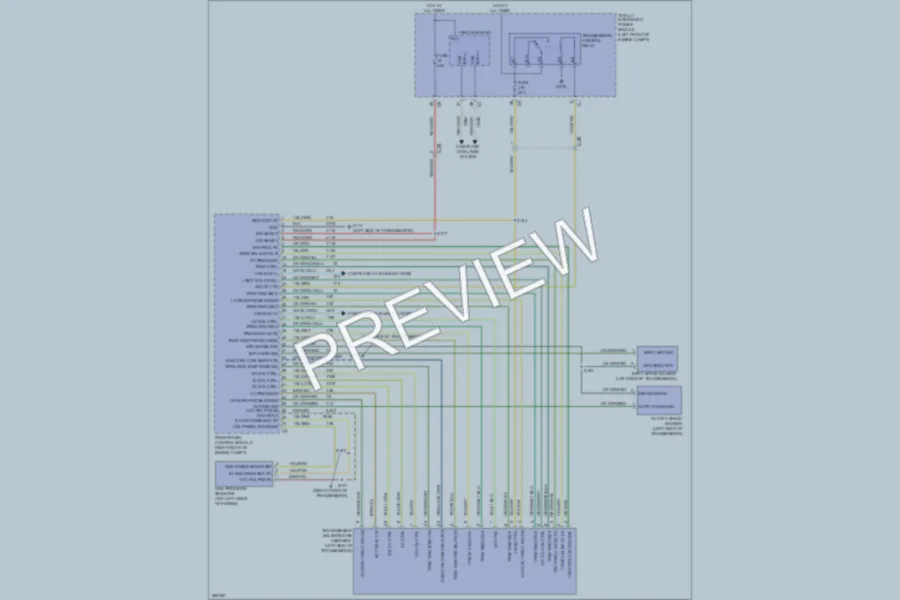 2011 Ram 3500 Transmission wiring diagram preview