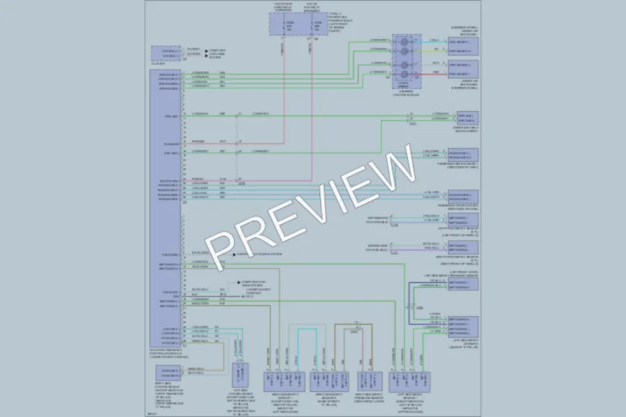 2011 Ram 3500 Supplemental Restraints wiring diagram preview