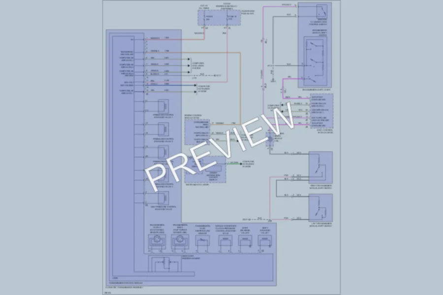 2011 Saab 94X Transmission wiring diagram preview