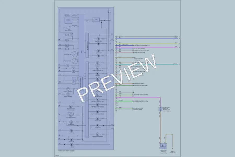 2011 Scion xD Instrument Cluster wiring diagram preview