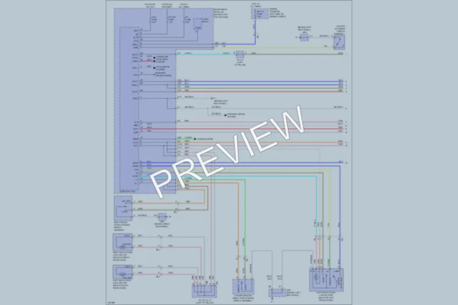 2011 Scion xD Power Door Locks wiring diagram preview