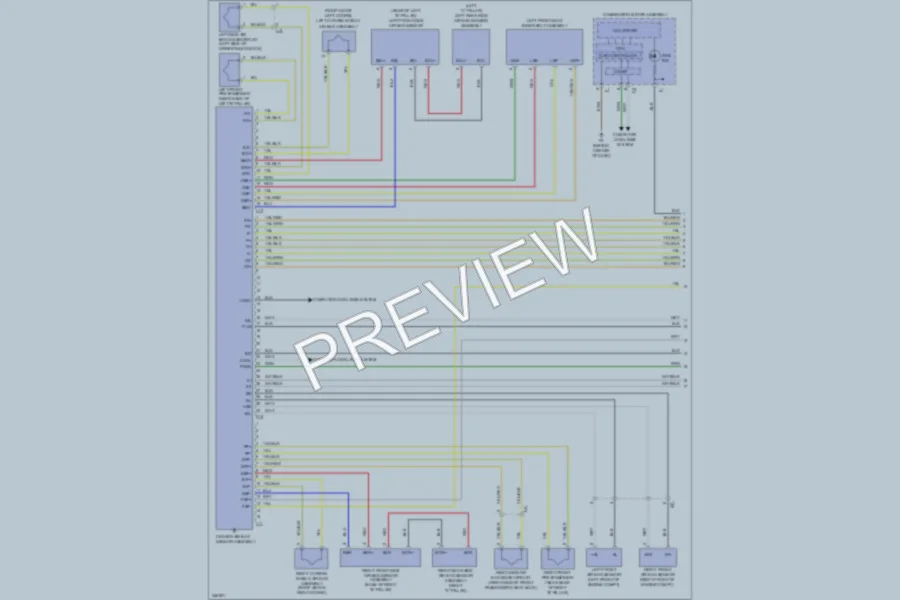 2011 Scion xD Supplemental Restraints wiring diagram preview