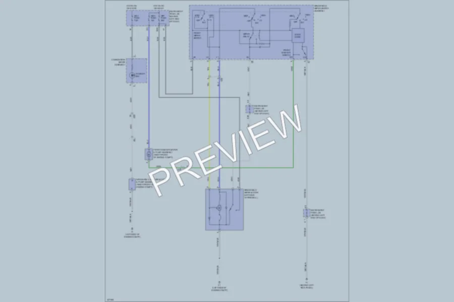 2011 Scion xD Wiper Washer wiring diagram preview