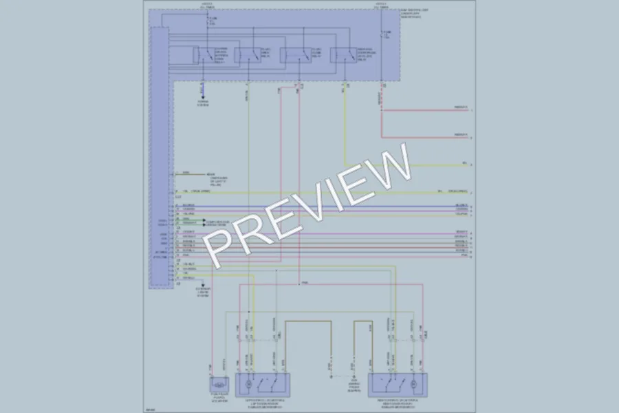 2011 Smart fortwo Anti Theft wiring diagram preview