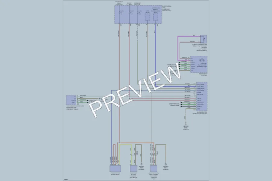 2011 Smart fortwo Cooling Fan wiring diagram preview