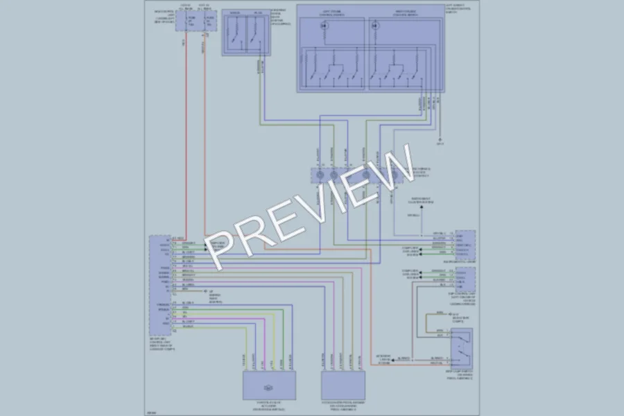 2011 Smart fortwo Cruise Control wiring diagram preview