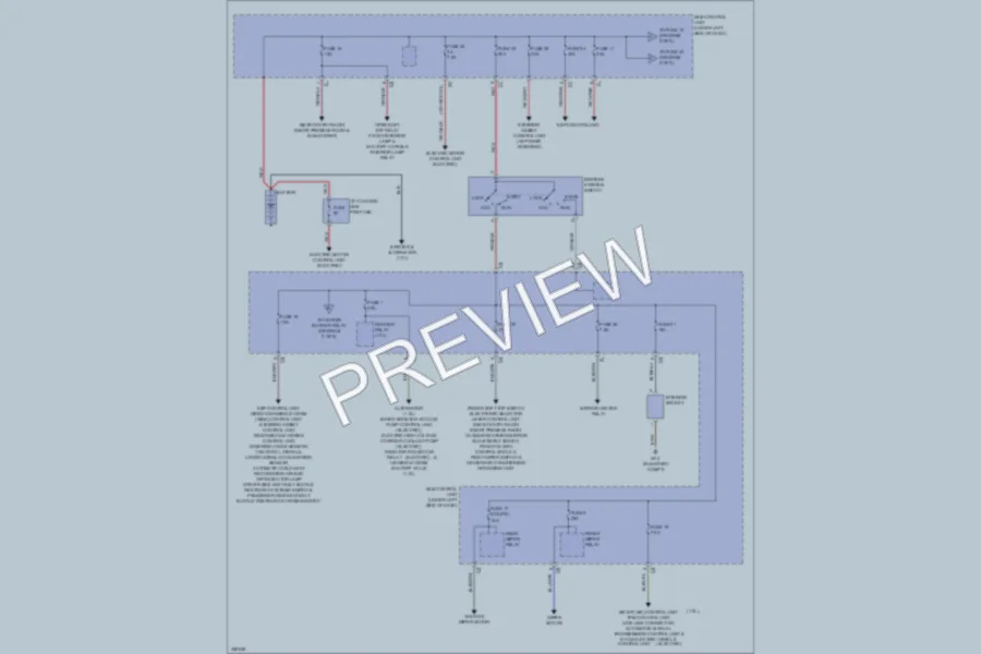 2011 Smart fortwo Power Distribution wiring diagram preview