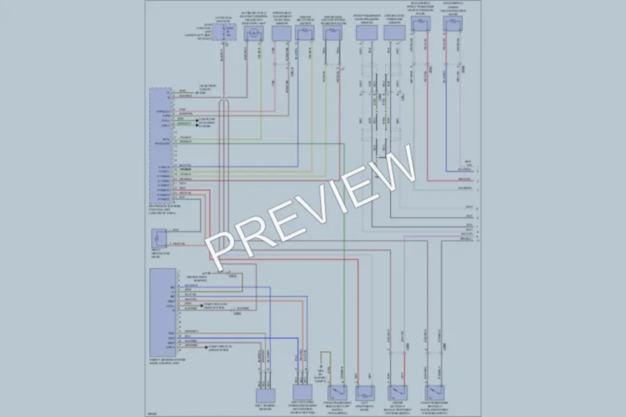 2011 Smart fortwo Supplemental Restraints wiring diagram preview