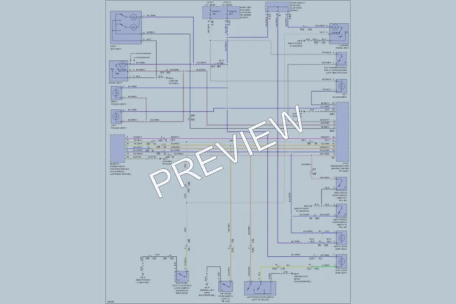 2011 Subaru Forester Interior Lights wiring diagram preview