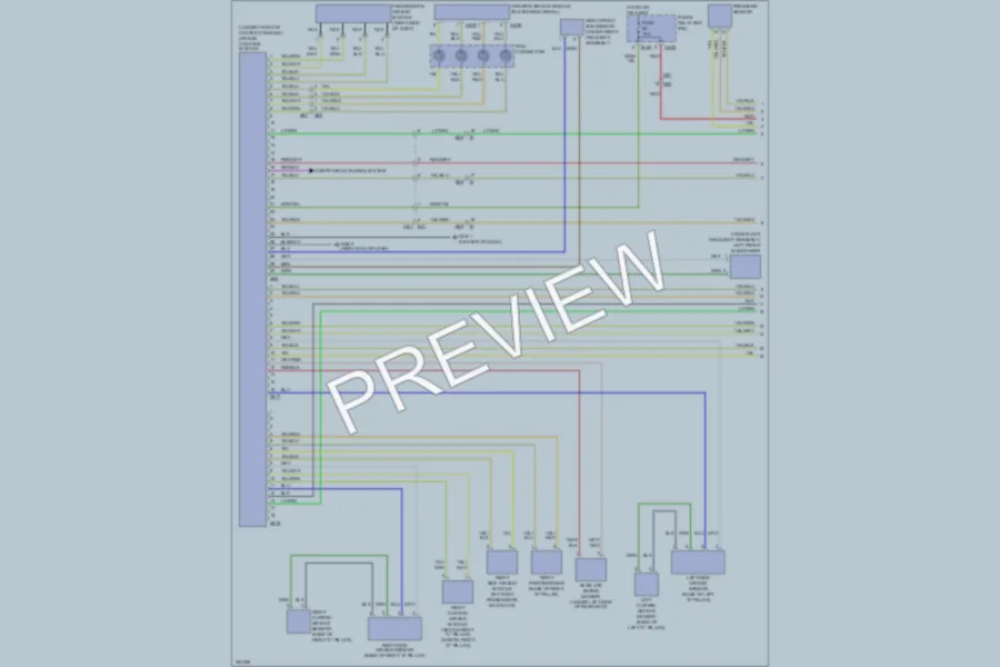 2011 Subaru Impreza Supplemental Restraints wiring diagram preview