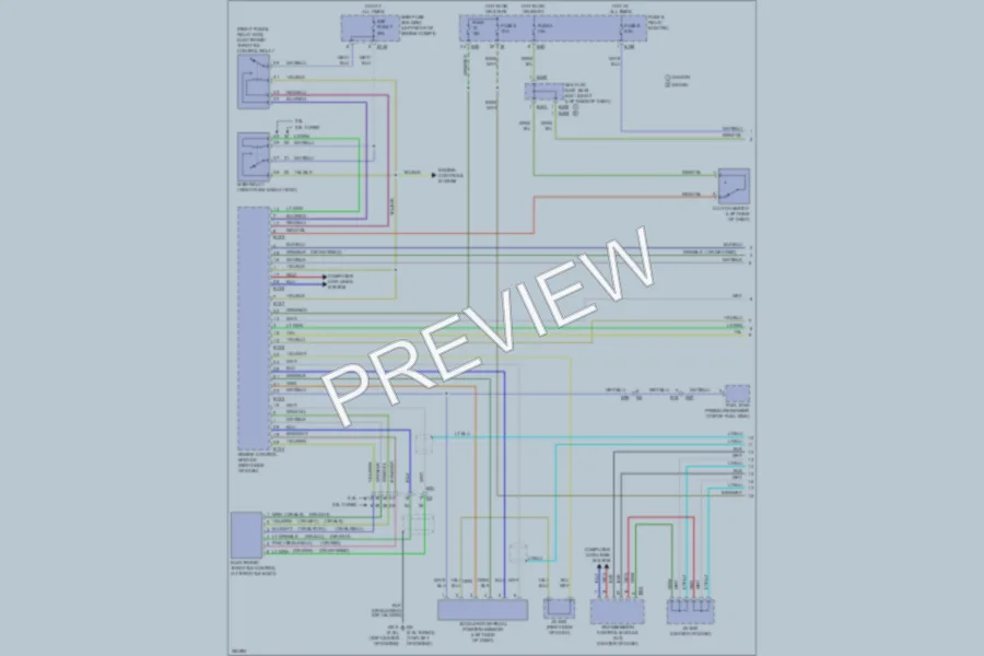2011 Subaru ImprezaWRX Cruise Control wiring diagram preview