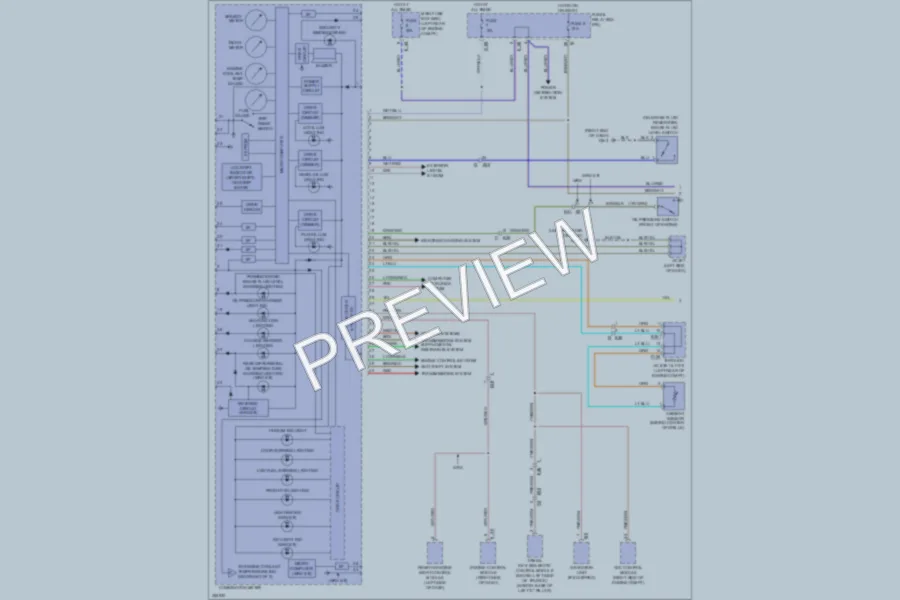 2011 Subaru ImprezaWRX Instrument Cluster wiring diagram preview