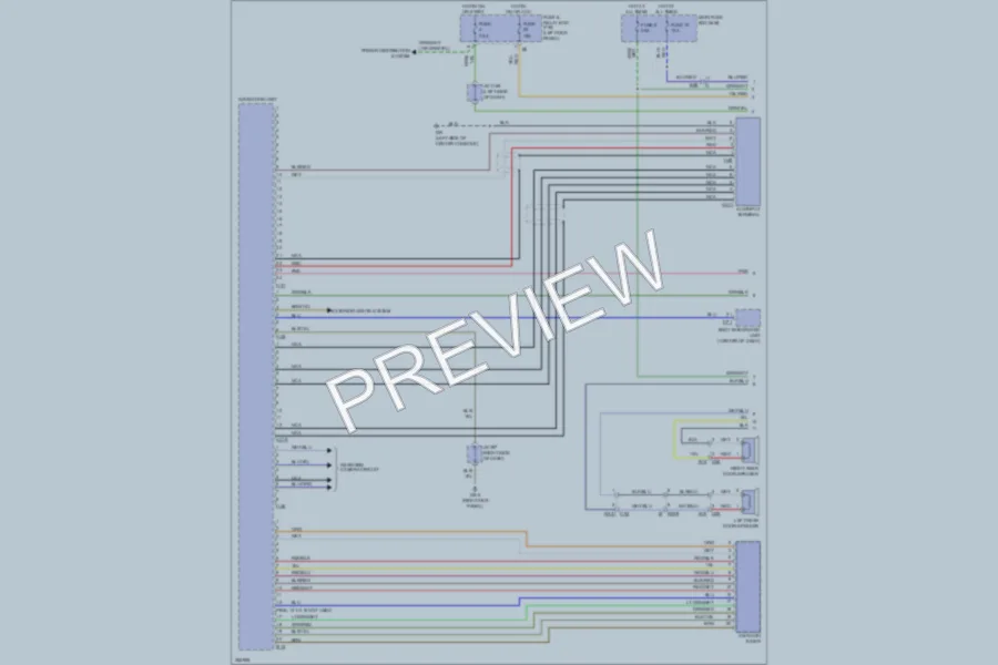 2011 Subaru Legacy Navigation wiring diagram preview