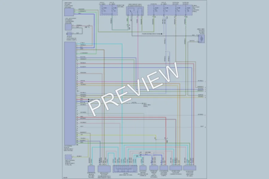 2011 Subaru Outback Air Conditioning wiring diagram preview