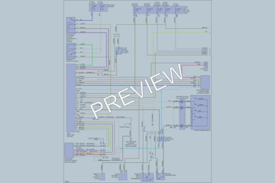 2011 Subaru Outback Cruise Control wiring diagram preview