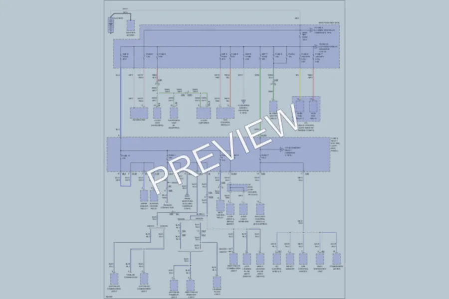 2011 Subaru Outback Power Distribution wiring diagram preview