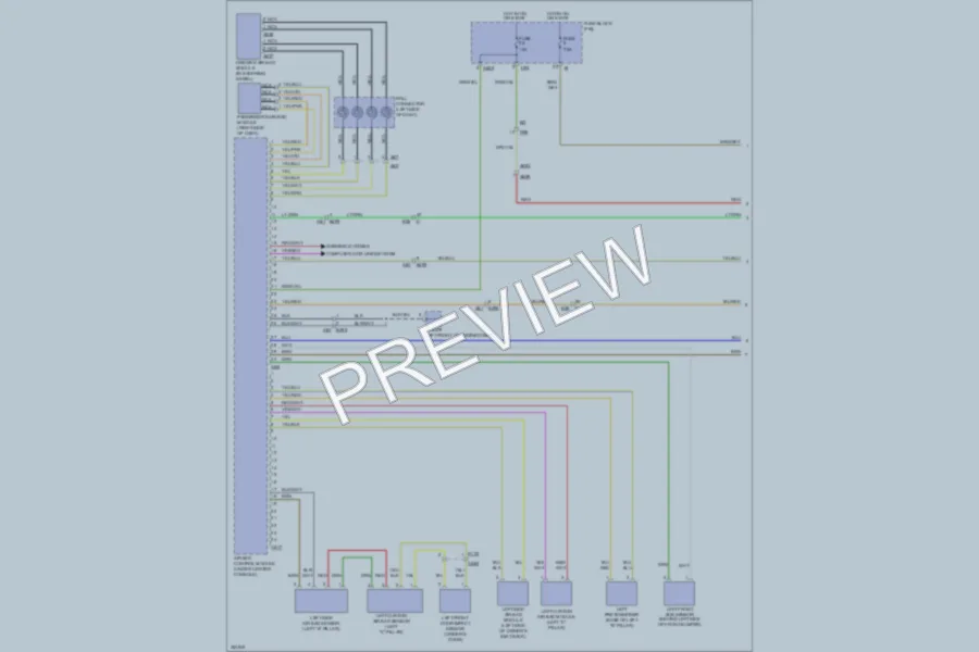 2011 Subaru Outback Supplemental Restraints wiring diagram preview