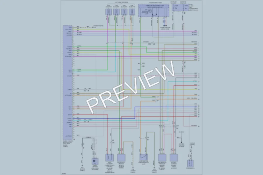 2011 Suzuki Equator Engine Performance wiring diagram preview