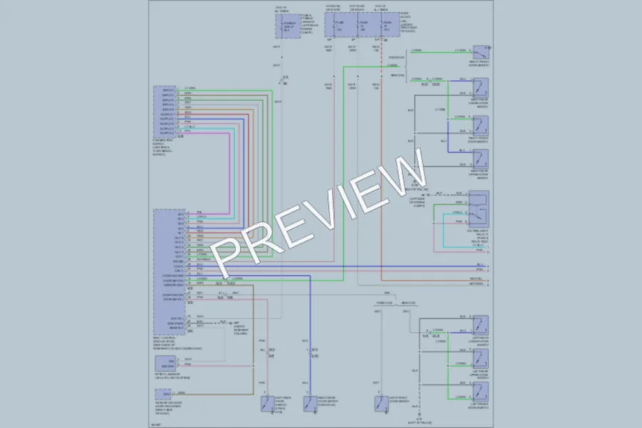 2011 Suzuki Equator Headlights wiring diagram preview