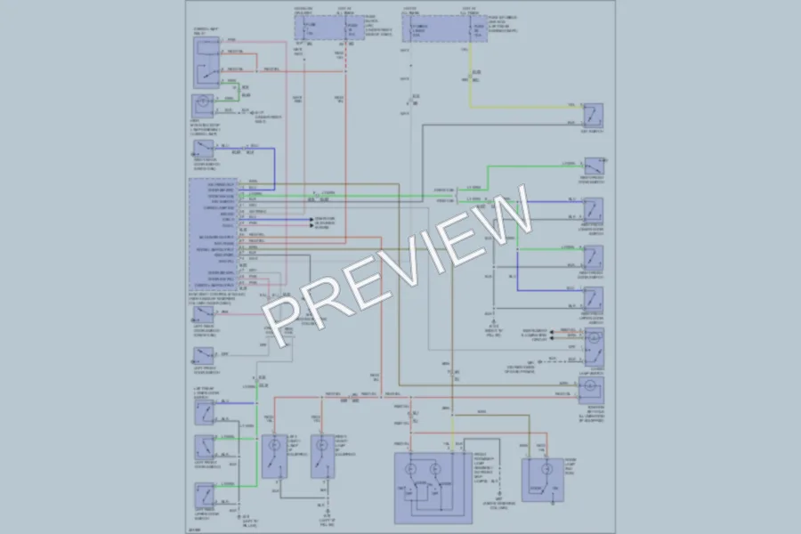 2011 Suzuki Equator Interior Lights wiring diagram preview