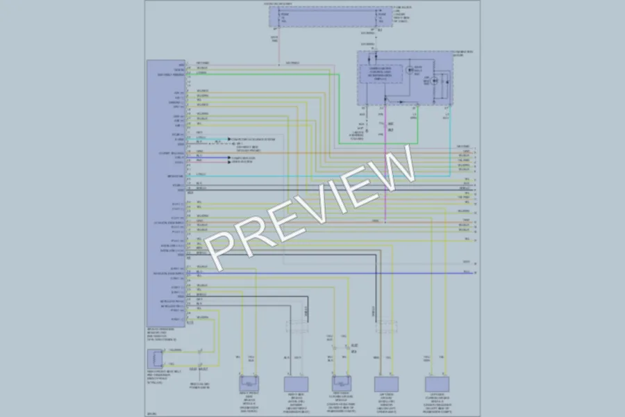 2011 Suzuki Equator Supplemental Restraints wiring diagram preview