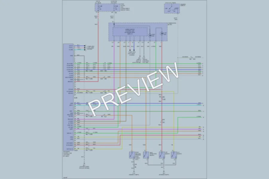 2011 Suzuki Equator Transmission wiring diagram preview