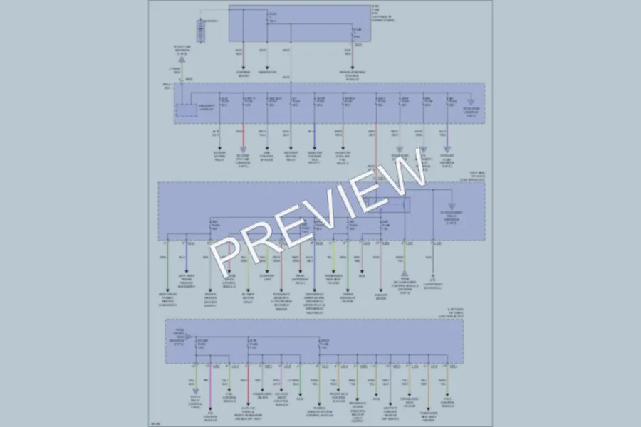 2011 Suzuki Kizashi Power Distribution wiring diagram preview